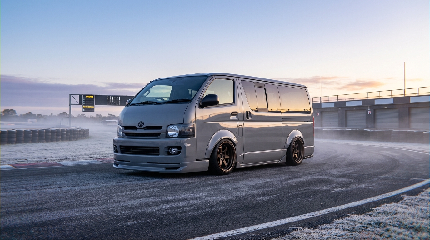 トヨタ ハイエース(200系 (2004-)) ホイール・タイヤサイズ表｜純正〜インチアップ〜ツライチ スタンス限界