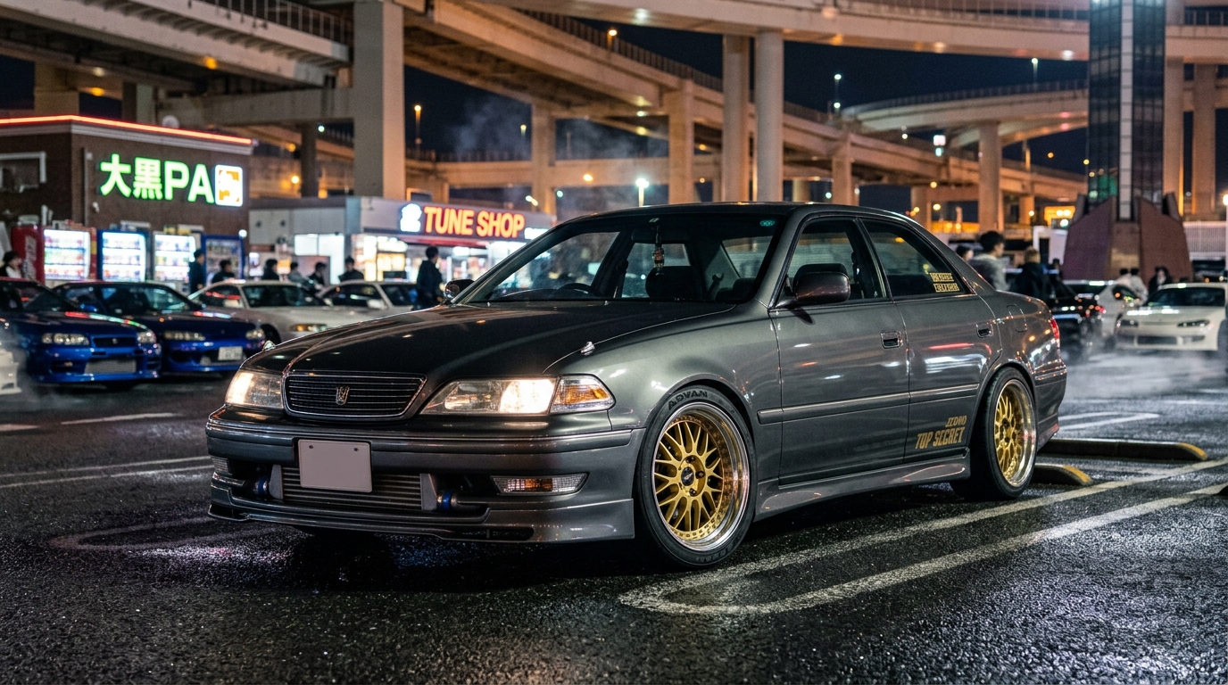 トヨタ マークII(8代目/X100) ホイール・タイヤサイズ表｜純正〜インチアップ〜ツライチ シネマティック