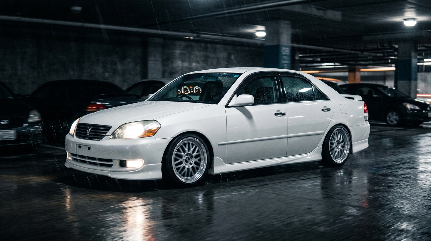 トヨタ マークII_9代目_X110_2000-2004(X110/2000-2004) ホイール・タイヤサイズ表｜純正〜インチアップ〜ツライチ スタンス限界