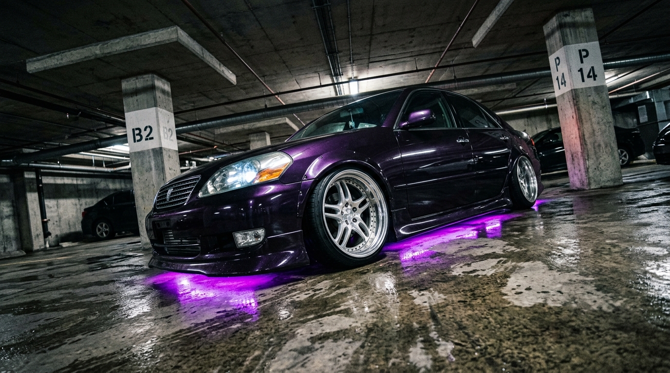 トヨタ マークX_2代目_130系_2009-2019(2009-2019) ホイール・タイヤサイズ表｜純正〜インチアップ〜ツライチ スタンス限界