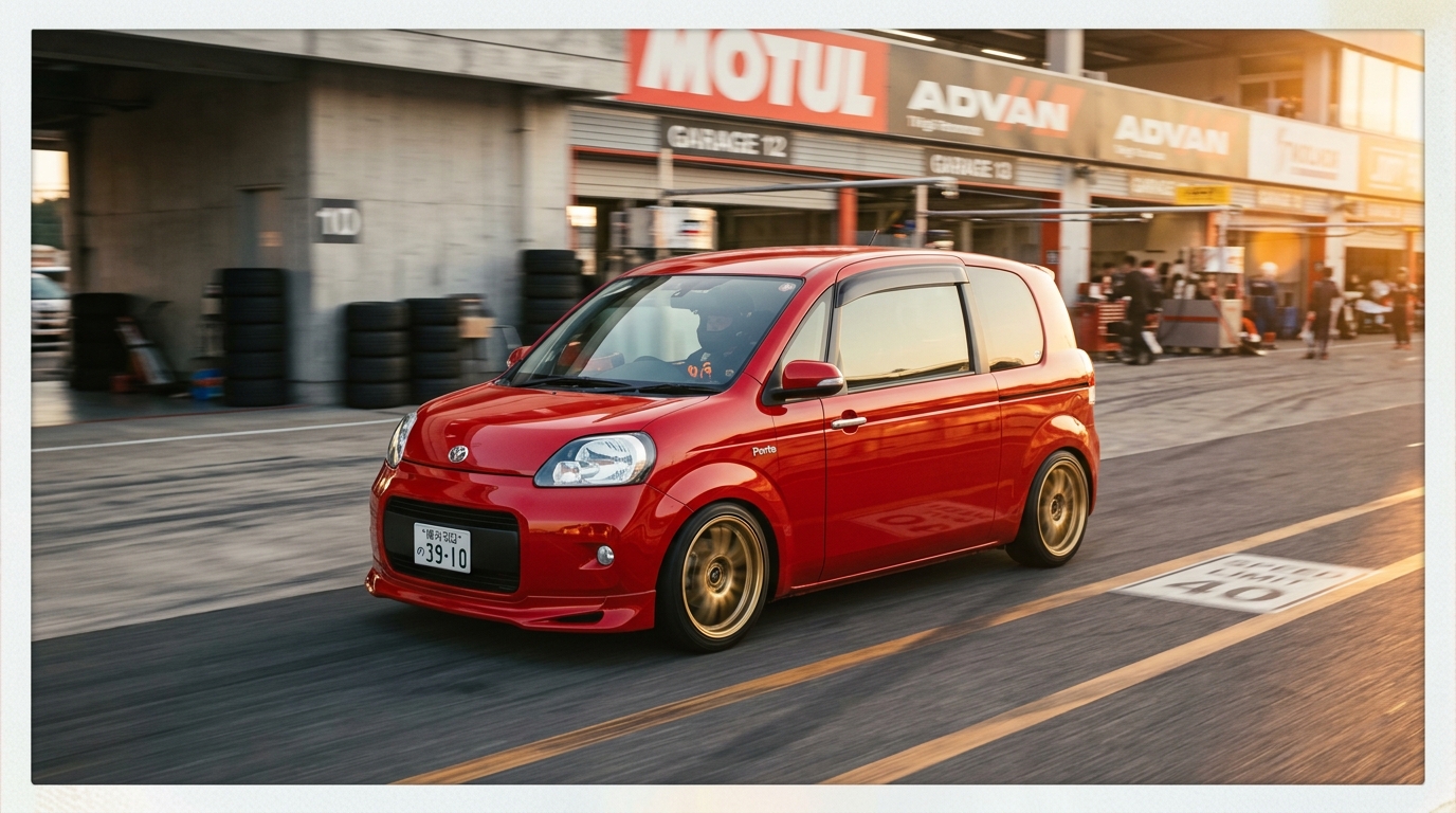 トヨタ ポルテ(NNP10) ホイール・タイヤサイズ表｜純正〜インチアップ〜ツライチ スタンス限界