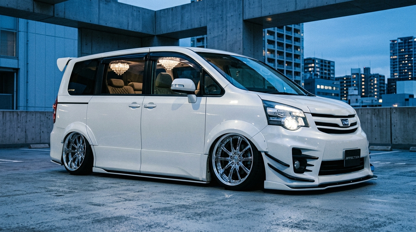 トヨタ ノア(2代目/R70) ホイール・タイヤサイズ表｜純正〜インチアップ〜ツライチ スタンス限界