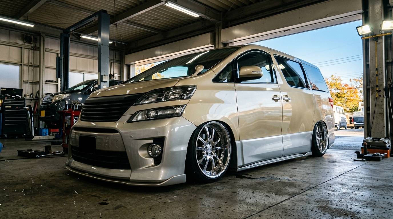 トヨタ ヴェルファイア(H20) ホイール・タイヤサイズ表｜純正〜インチアップ〜ツライチ カルチャー