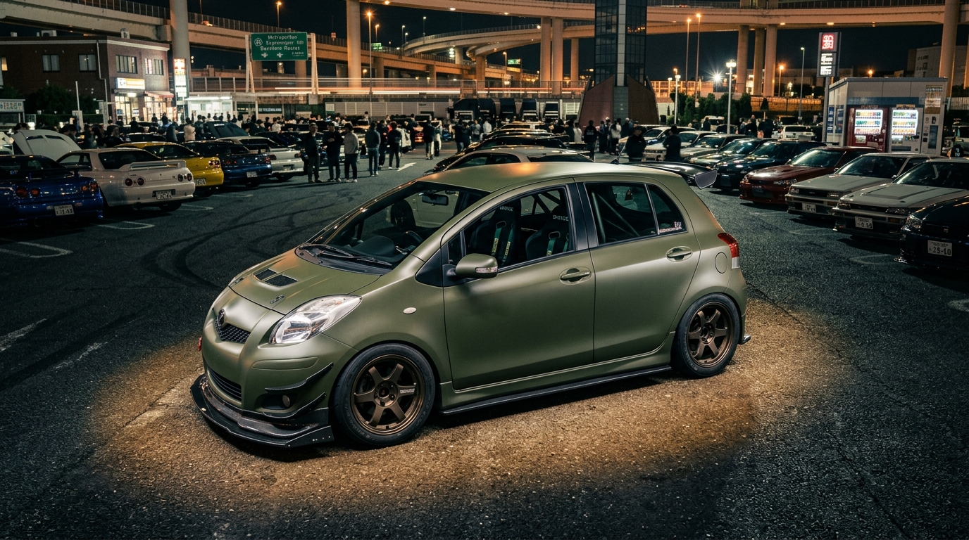 トヨタ ヴィッツ(2代目/P90) ホイール・タイヤサイズ表｜純正〜インチアップ〜ツライチ アクション