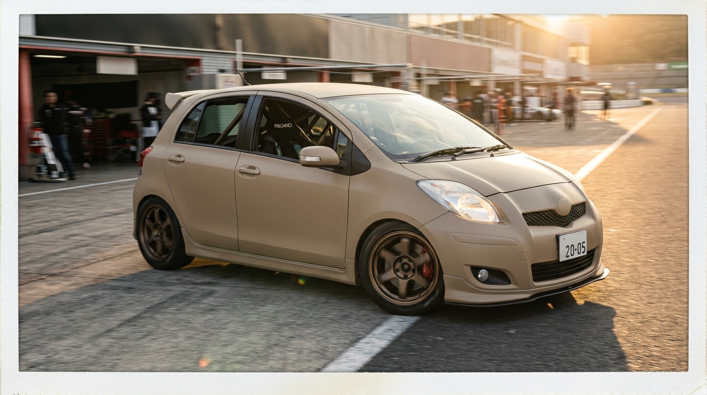 トヨタ ヴィッツ(2代目/P90) ホイール・タイヤサイズ表｜純正〜インチアップ〜ツライチ シネマティック