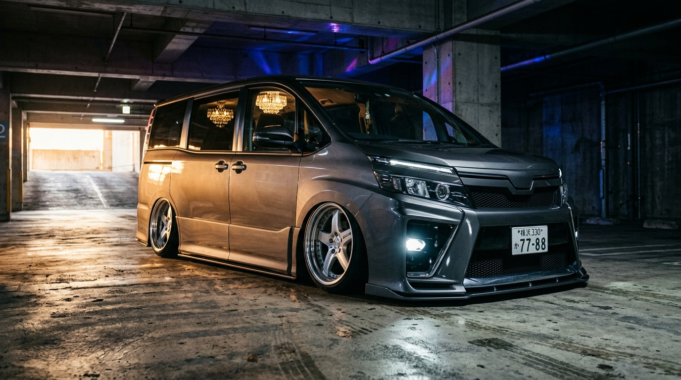 トヨタ ヴォクシー(3代目/R80) ホイール・タイヤサイズ表|純正〜インチアップ〜ツライチ シネマティック