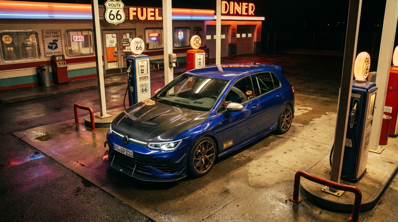 フォルクスワーゲン ゴルフ VIII(2021-) ホイール・タイヤサイズ表｜純正〜インチアップ〜ツライチ アクション