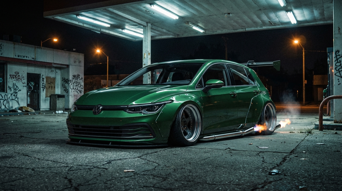 フォルクスワーゲン ゴルフ VIII(2021-) ホイール・タイヤサイズ表｜純正〜インチアップ〜ツライチ シネマティック