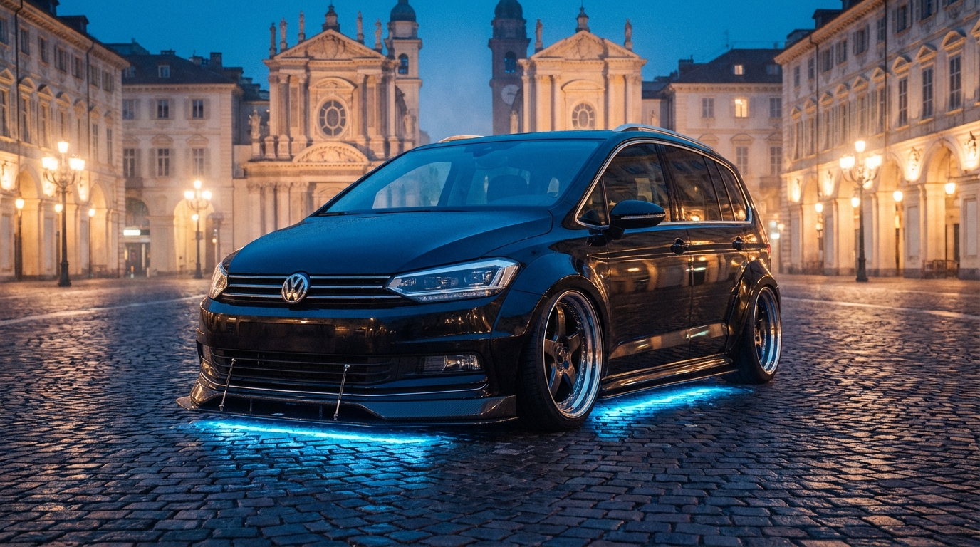 フォルクスワーゲン ゴルフ トゥーラン 1T(2004-2015) ホイール・タイヤサイズ表｜純正〜インチアップ〜ツライチ スタンス限界