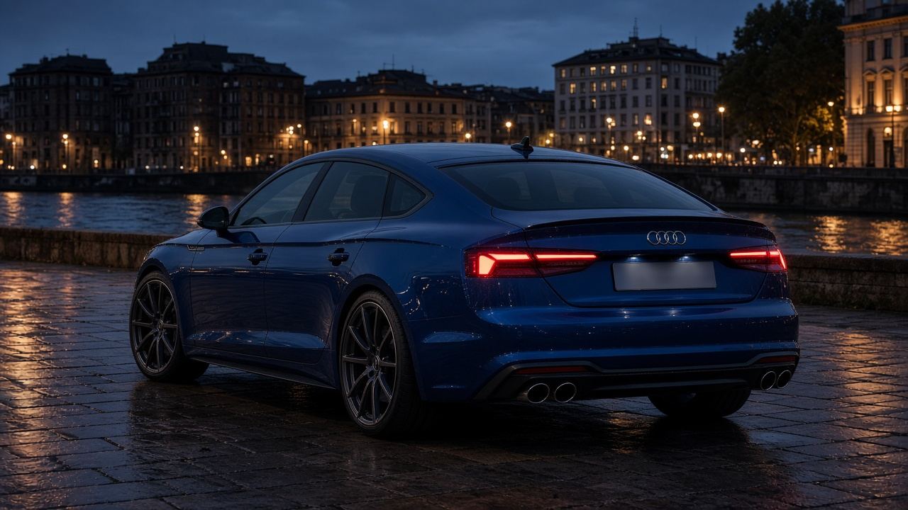 アウディ A5(F5) タイヤ・ホイールの確認ポイント リア