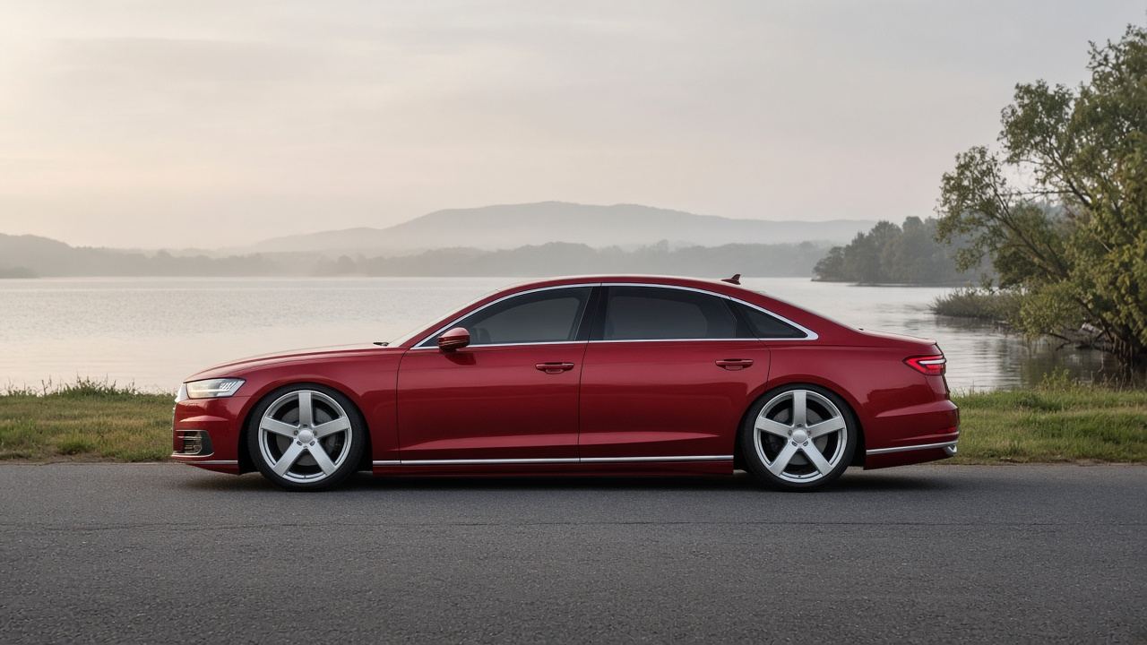 アウディ A8(D5) タイヤ・ホイールの確認ポイント 真横