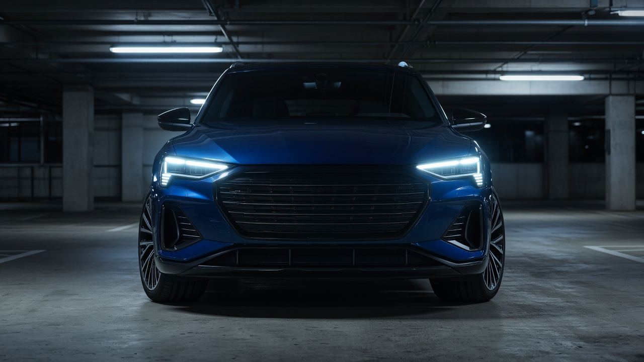 アウディ e-tron(GE) タイヤ・ホイールの確認ポイント 正面