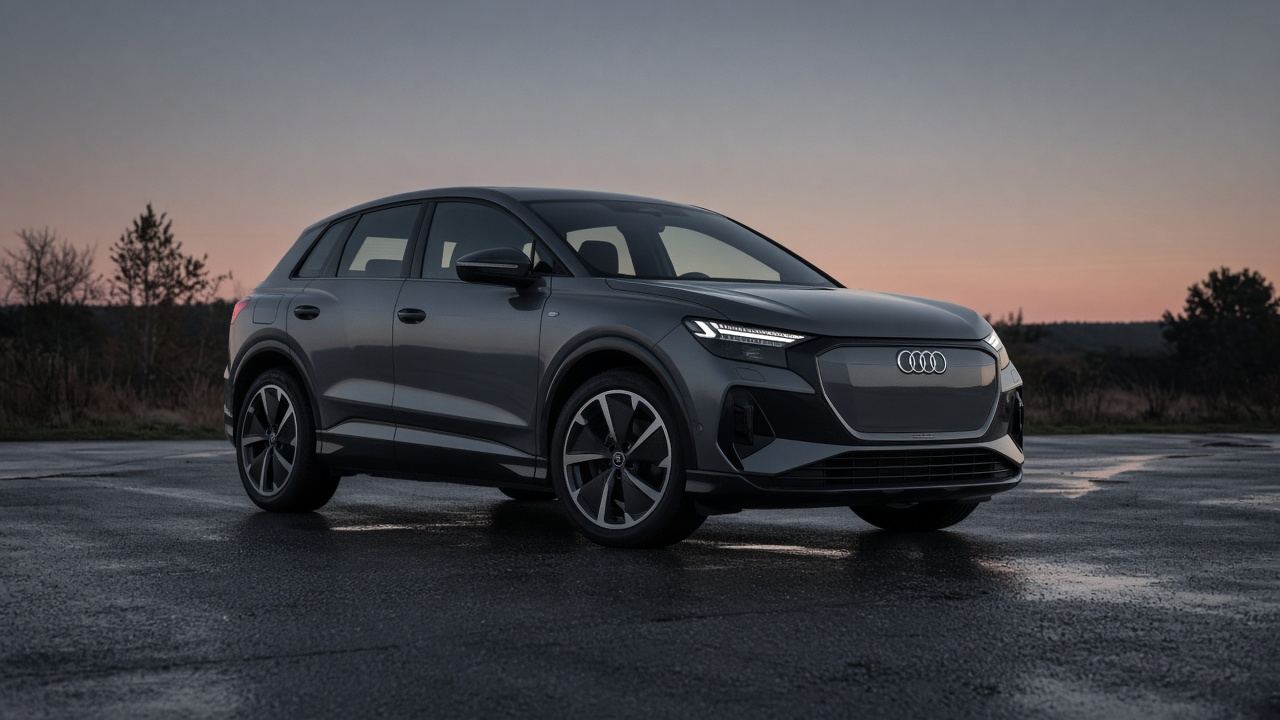 アウディ Q4 e-tron(FZ) タイヤ・ホイールの確認ポイント 前3/4