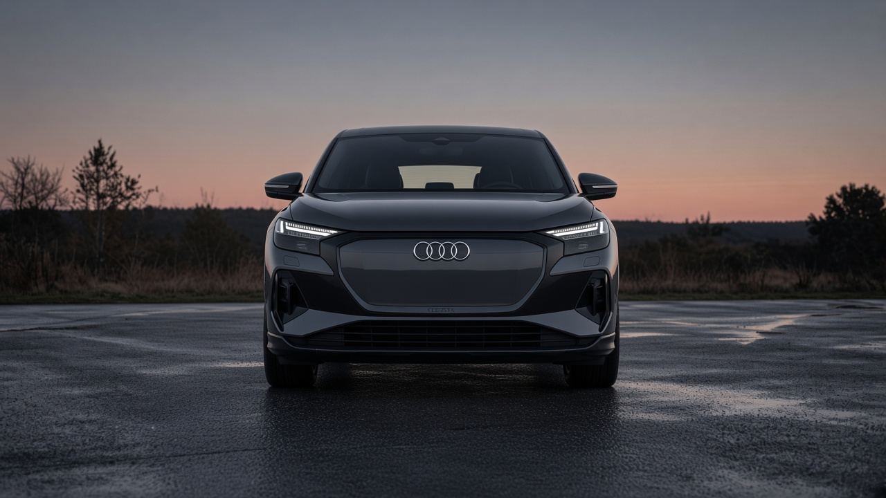 アウディ Q4 e-tron(FZ) タイヤ・ホイールの確認ポイント 正面