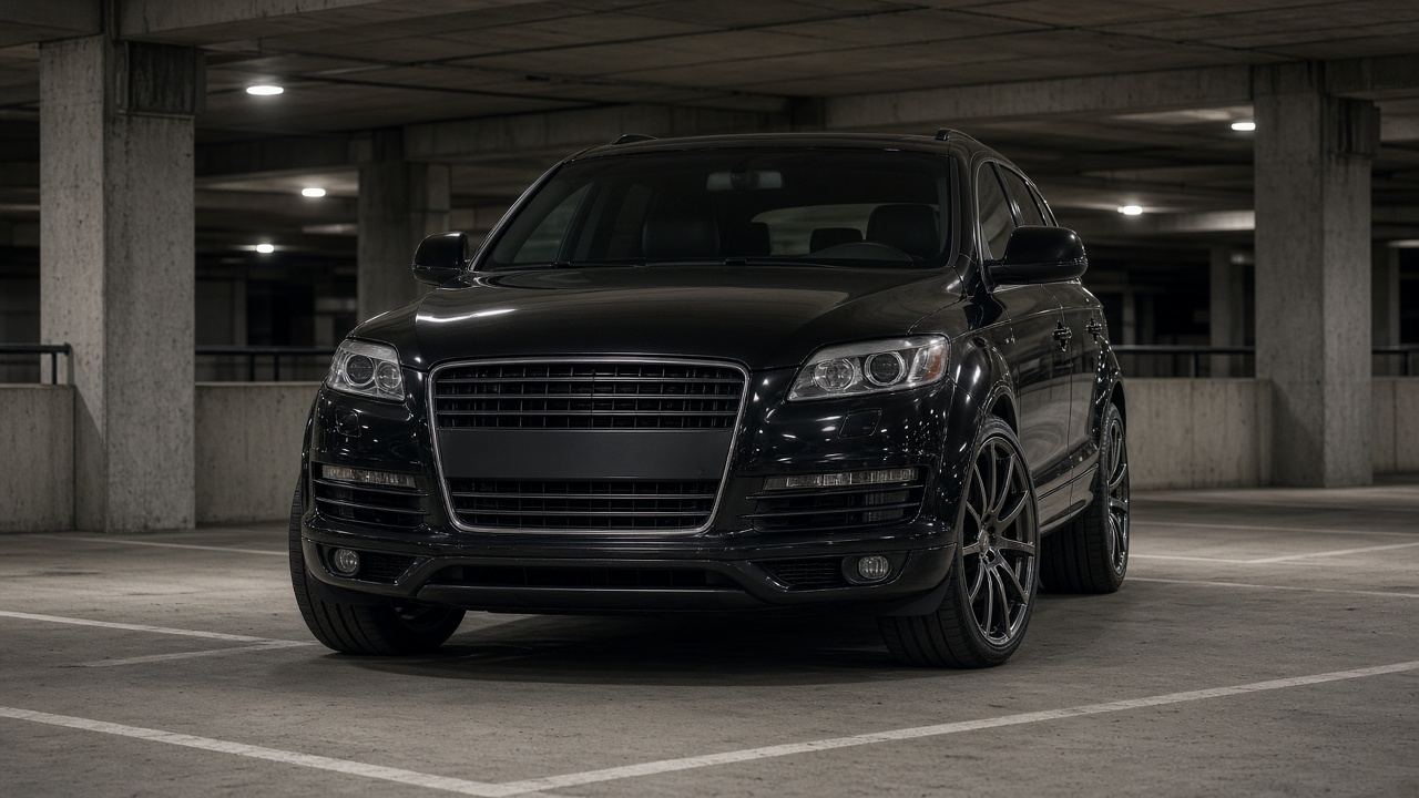 アウディ Q7（4L） タイヤ・ホイールの確認ポイント 正面