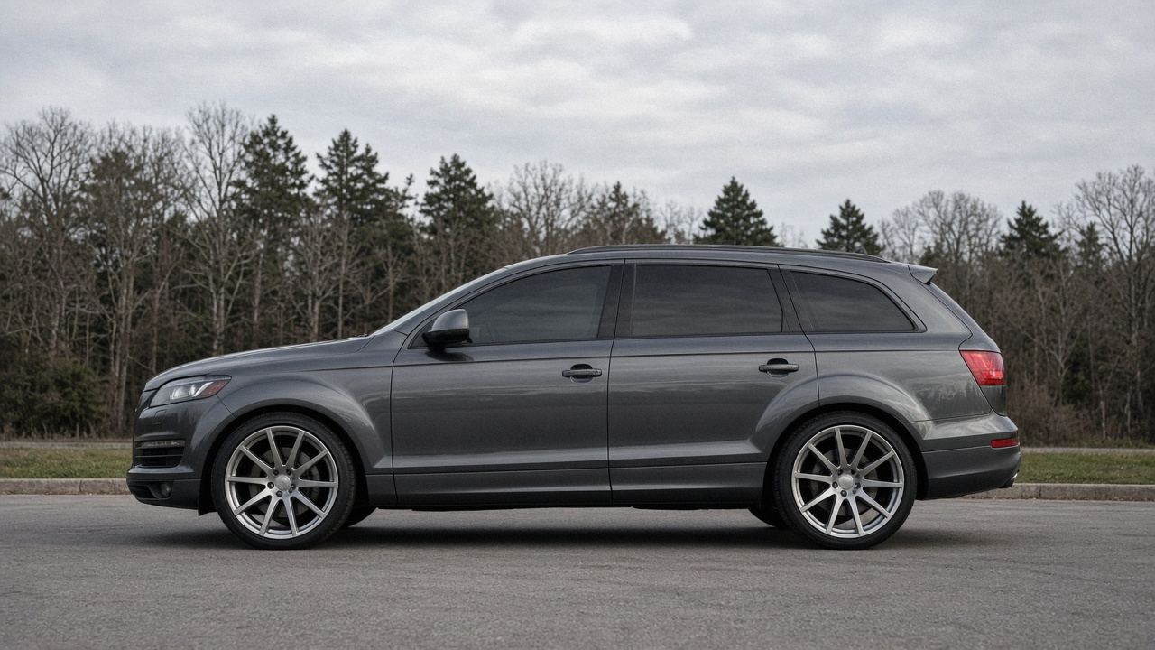 アウディ Q7（4L） タイヤ・ホイールの確認ポイント 真横