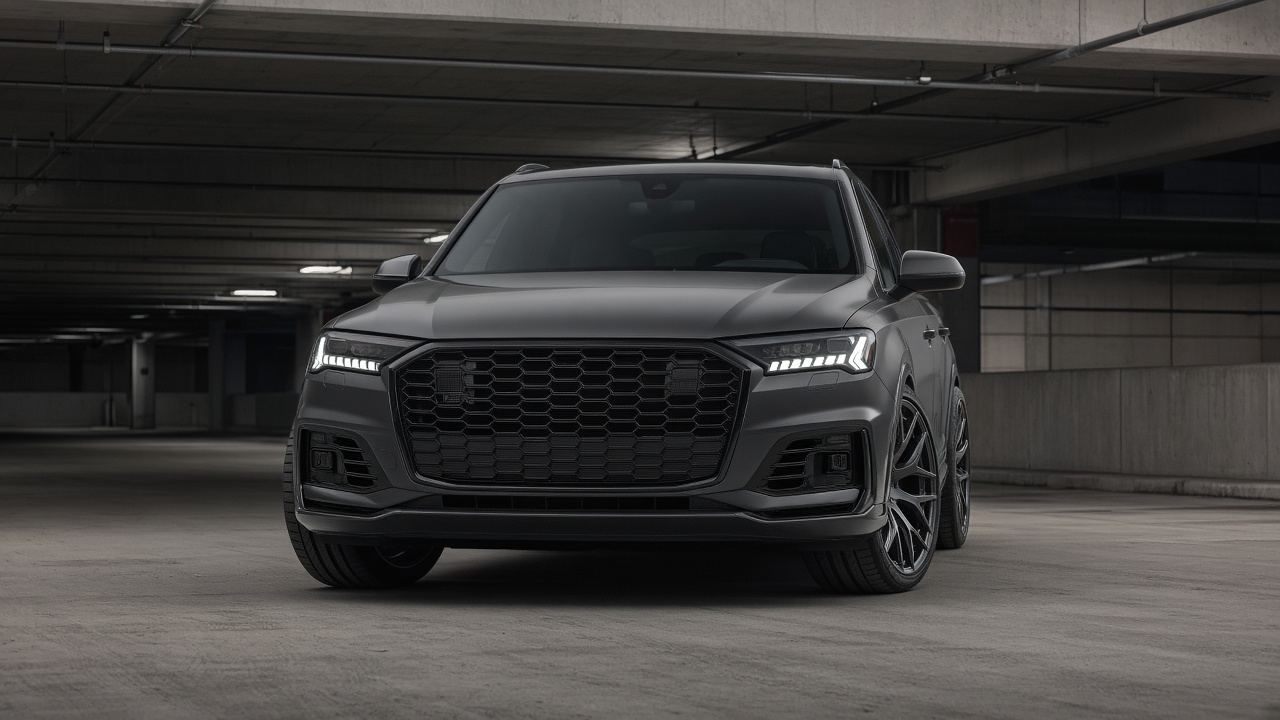 アウディ Q7(4M) タイヤ・ホイールの確認ポイント 正面