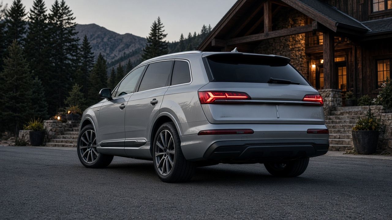 アウディ Q7(4M) タイヤ・ホイールの確認ポイント リア