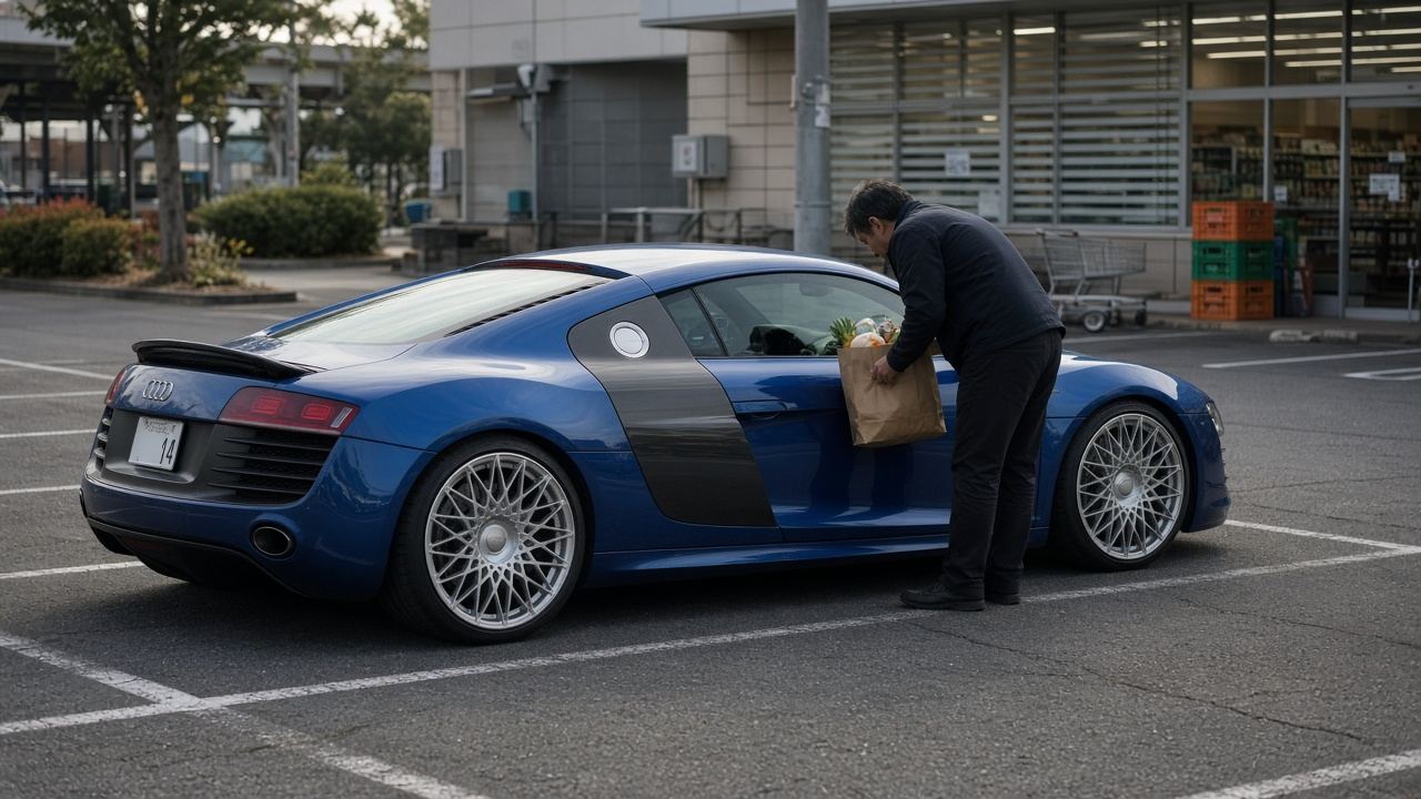 アウディ R8(42) タイヤ・ホイールの確認ポイント 日常