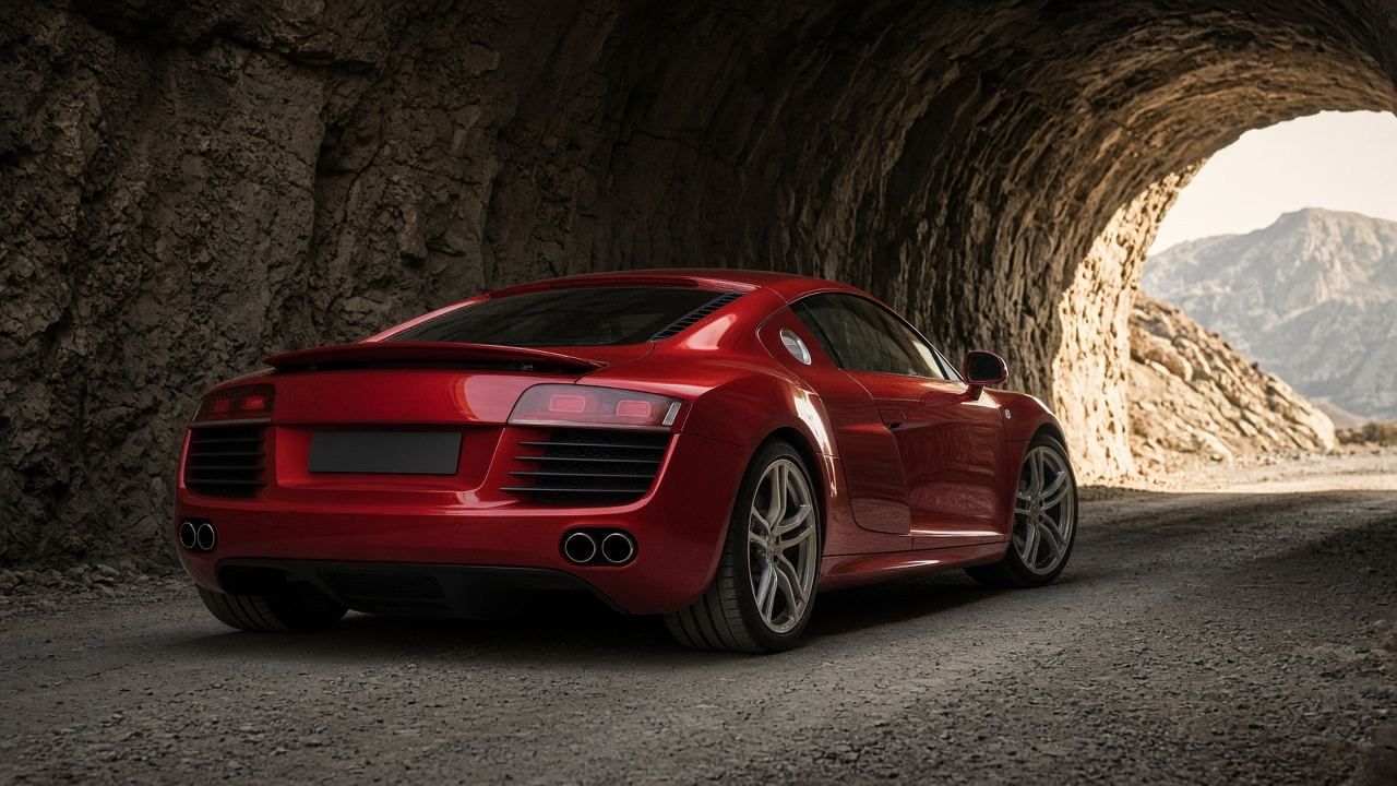 アウディ R8(42) タイヤ・ホイールの確認ポイント リア