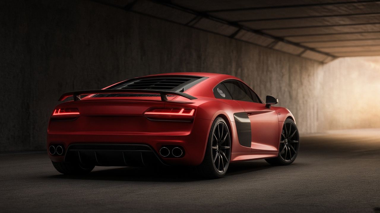アウディ R8（4S） タイヤ・ホイールの確認ポイント リア