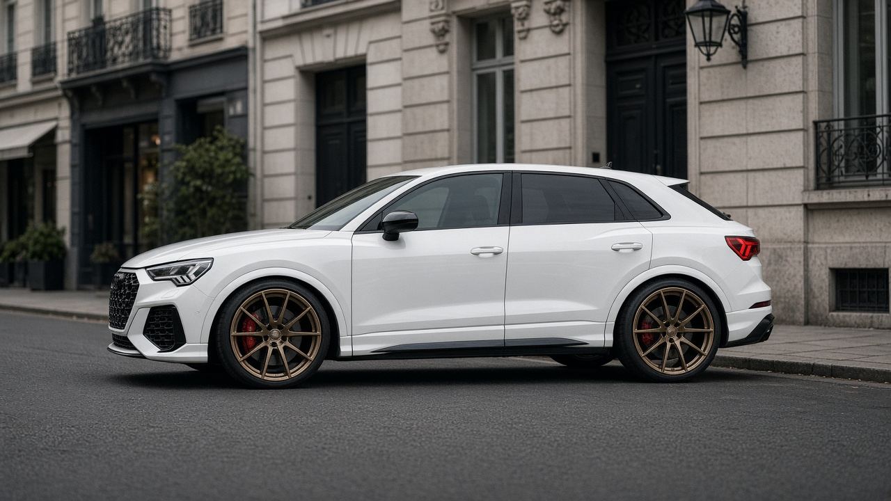 アウディ RS Q3(F3) タイヤ・ホイールの確認ポイント 真横