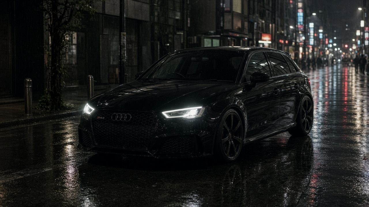 アウディ RS3(8V) タイヤ・ホイールの確認ポイント 前3/4