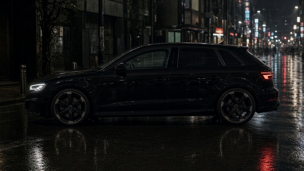 アウディ RS3(8V) タイヤ・ホイールの確認ポイント 真横