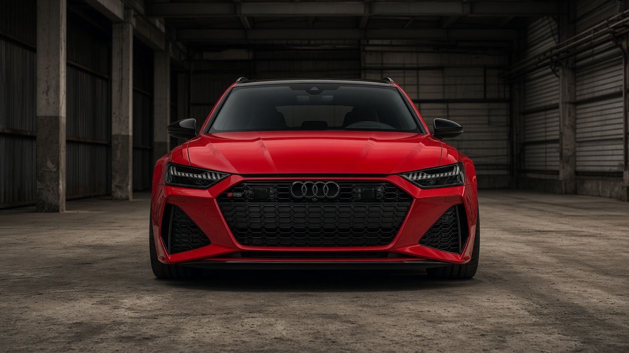 アウディ RS6(C8) タイヤ・ホイールの確認ポイント 正面
