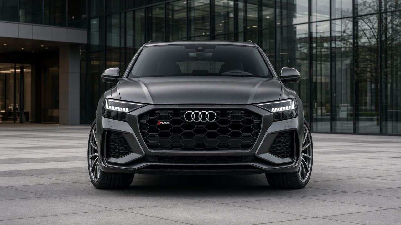 アウディ RS Q8(F1) タイヤ・ホイールの確認ポイント 正面