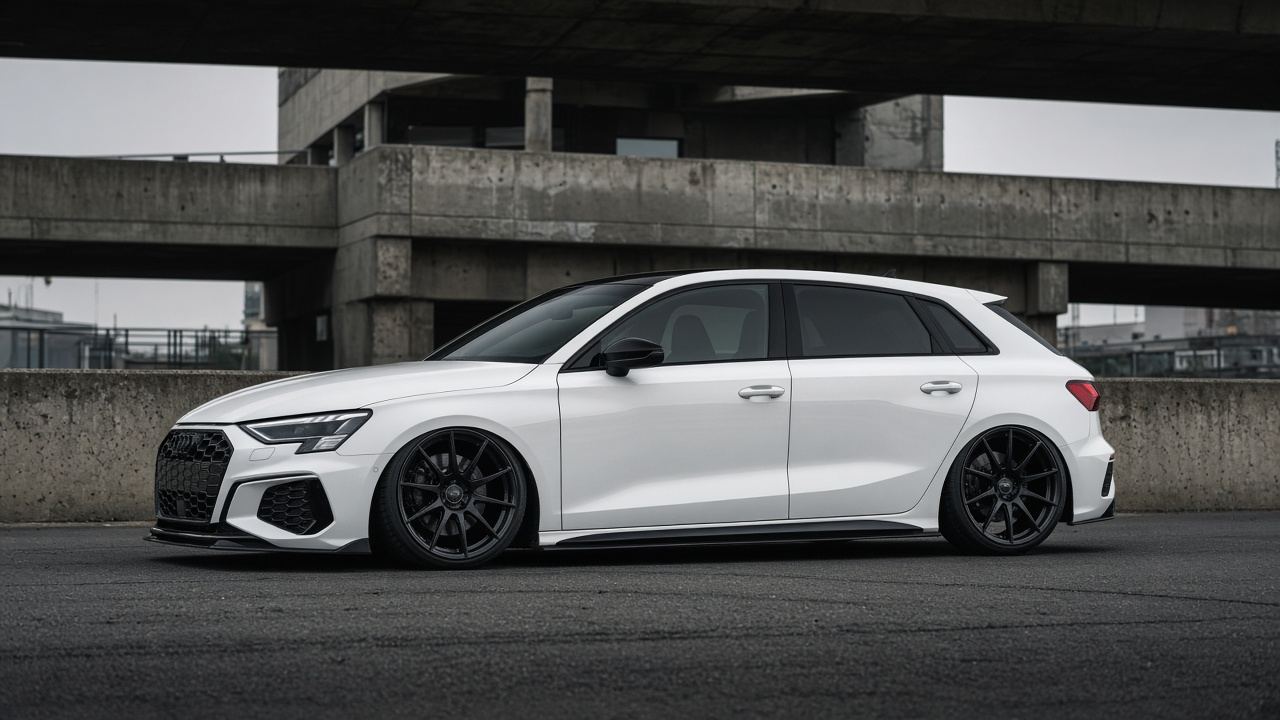 アウディ S3(8Y) タイヤ・ホイールの確認ポイント 真横