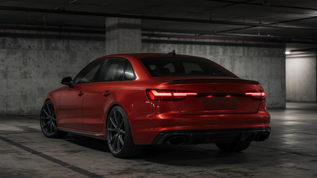 アウディ S4(8W) タイヤ・ホイールの確認ポイント リア