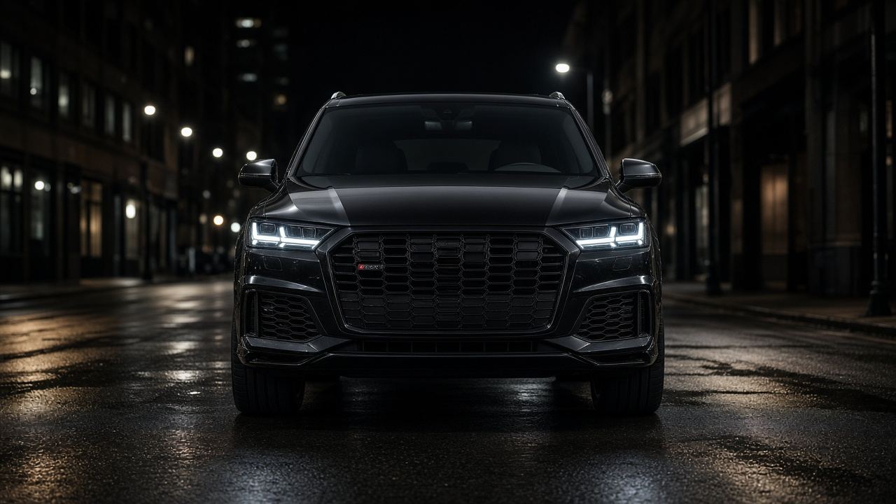 アウディ SQ7(4M) タイヤ・ホイールの確認ポイント 正面