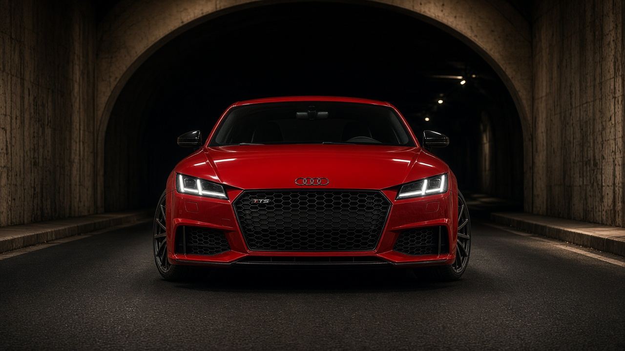 アウディ TTS(8S) タイヤ・ホイールの確認ポイント 正面