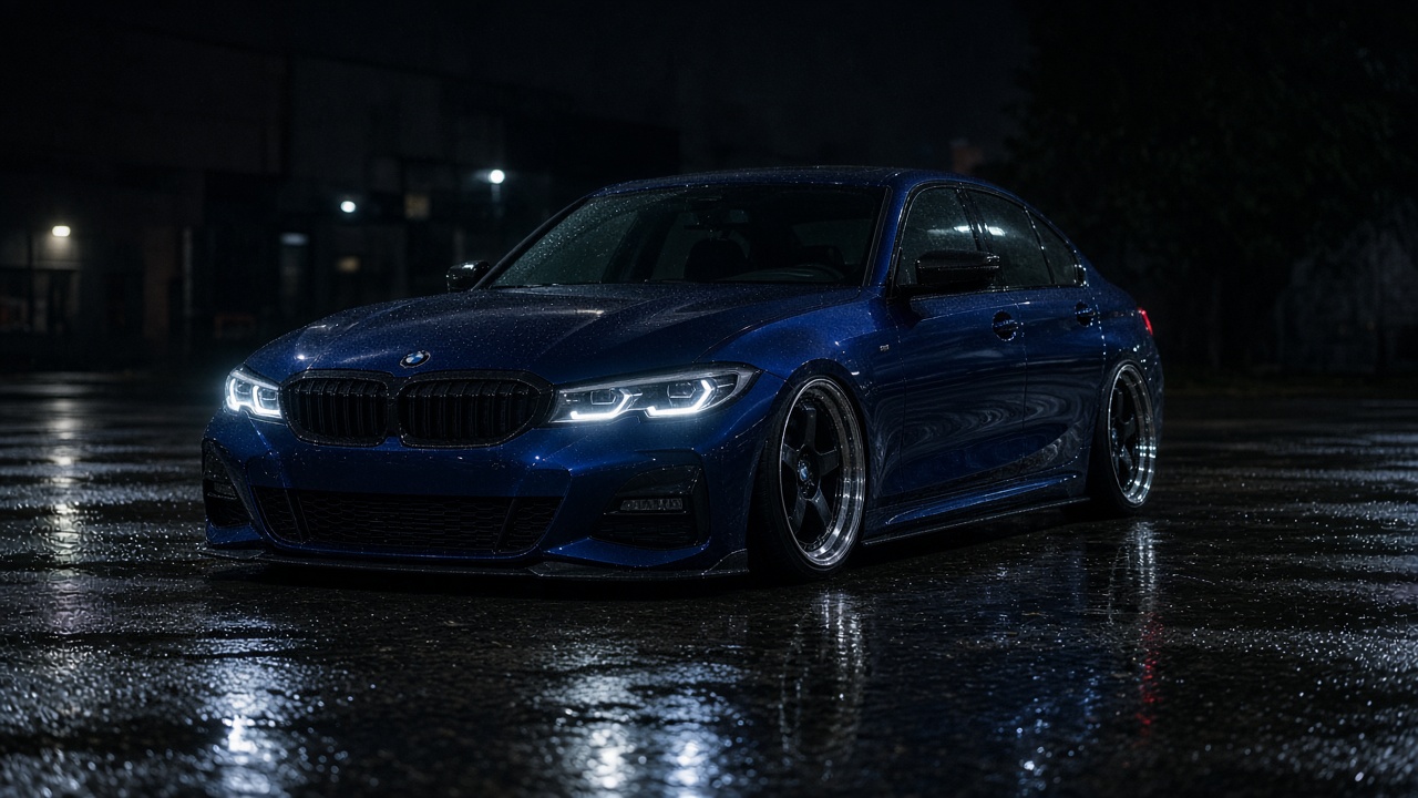 BMW 3シリーズ(19-) ホイール・タイヤサイズ表|純正〜インチアップ〜ツライチ 前3/4