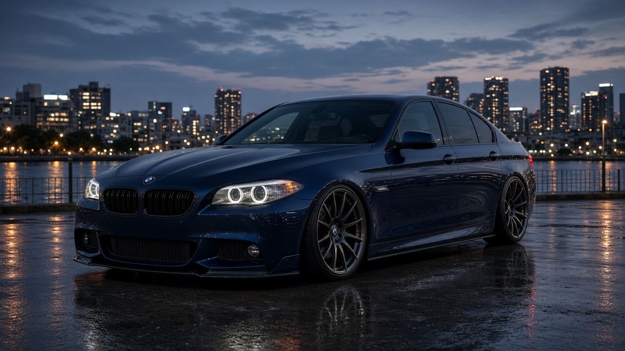 BMW 5シリーズ(F10) タイヤ・ホイールの確認ポイント 前3/4