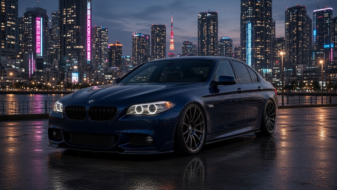 BMW 5シリーズ(F10) タイヤ・ホイールの確認ポイント 正面