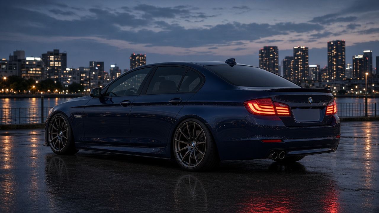 BMW 5シリーズ(F10) タイヤ・ホイールの確認ポイント リア