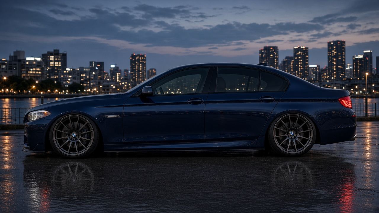 BMW 5シリーズ(F10) タイヤ・ホイールの確認ポイント 真横