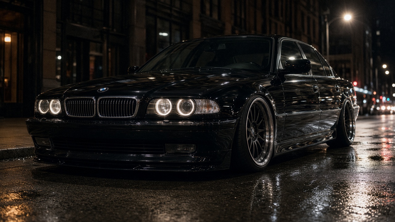 BMW 7シリーズ(E38) ホイール・タイヤサイズ表｜純正〜インチアップ〜ツライチ 前3/4