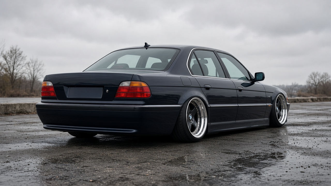 BMW 7シリーズ(E38) ホイール・タイヤサイズ表｜純正〜インチアップ〜ツライチ リア