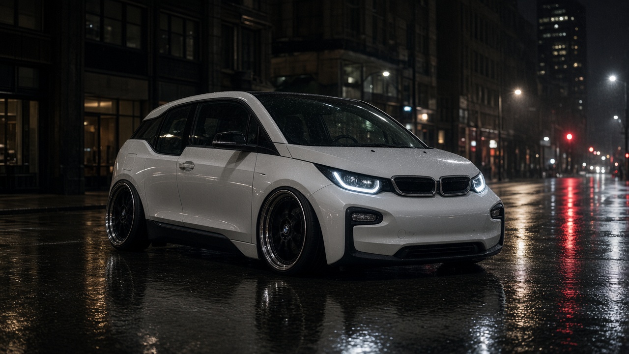BMW i3 (I01 2014-2022) 未来の走りは足元から【PCD 5×112】 前3/4