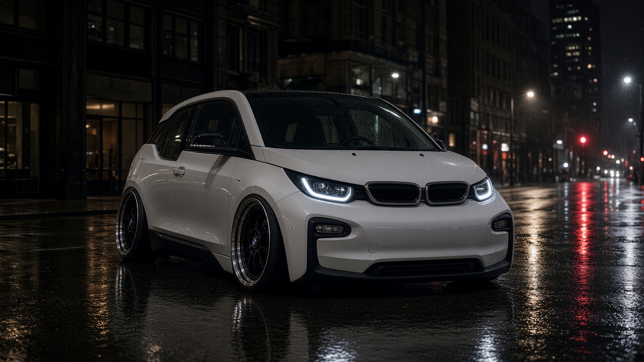 BMW i3 (I01 2014-2022) 未来の走りは足元から【PCD 5×112】 正面