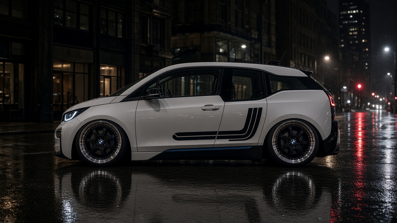 BMW i3 (I01 2014-2022) 未来の走りは足元から【PCD 5×112】 真横