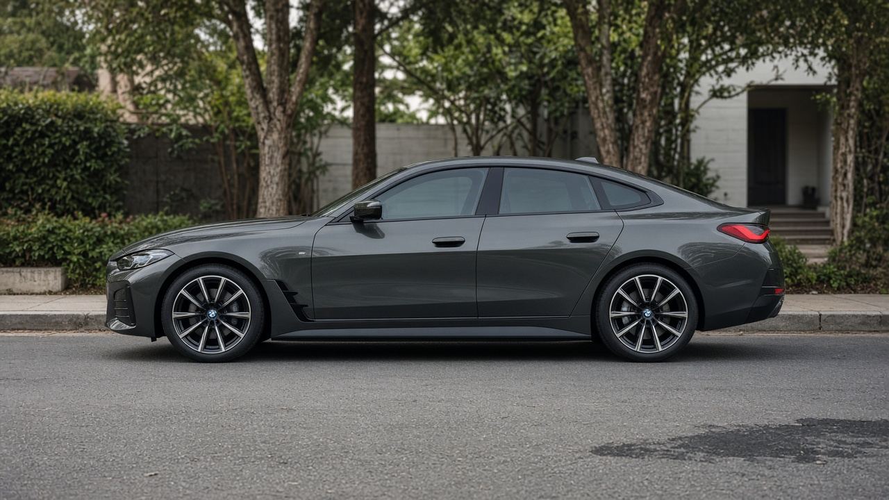 BMW i4(G26) タイヤ・ホイールの確認ポイント 真横