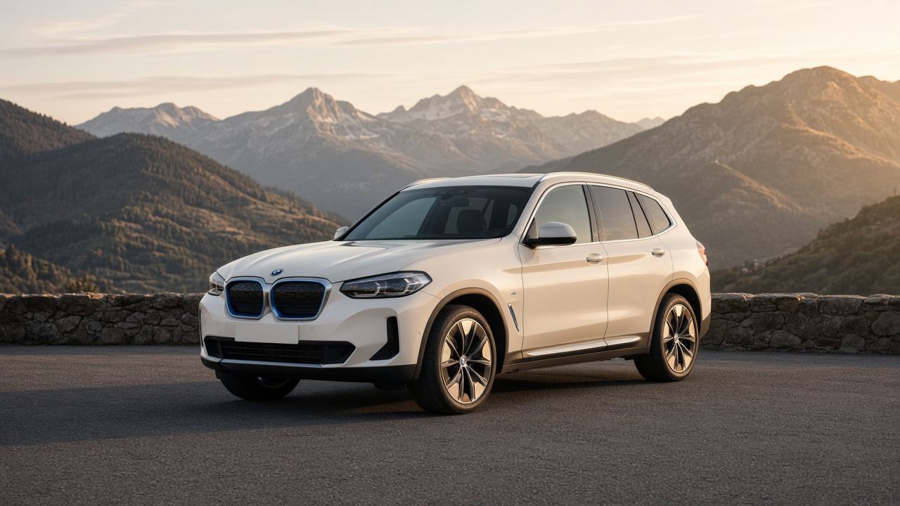 BMW iX3(G08) タイヤ・ホイールの確認ポイント 前3/4