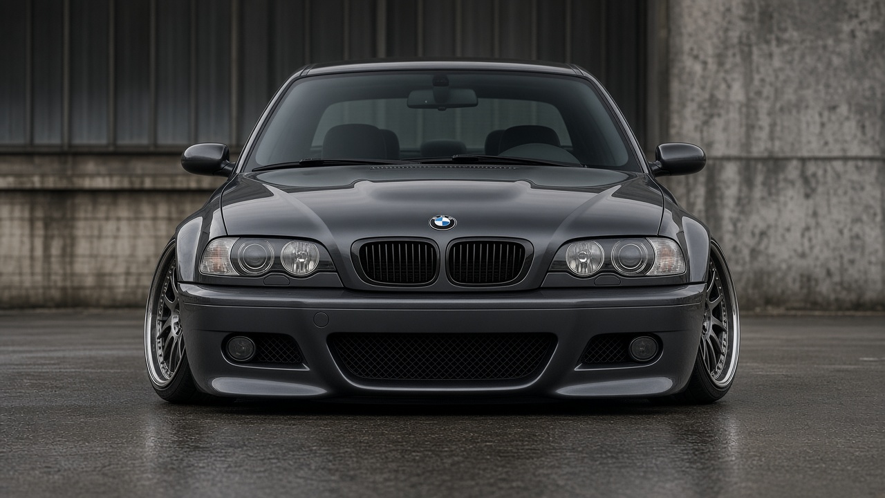 BMW M3 E46 (00-06) タイヤ・ホイールサイズ一覧|PCD 5×120|純正〜インチアップ 正面