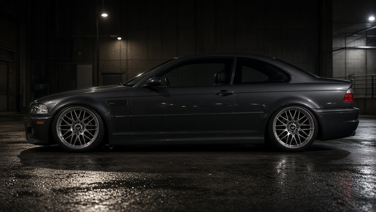 BMW M3 E46 (00-06) タイヤ・ホイールサイズ一覧|PCD 5×120|純正〜インチアップ 真横