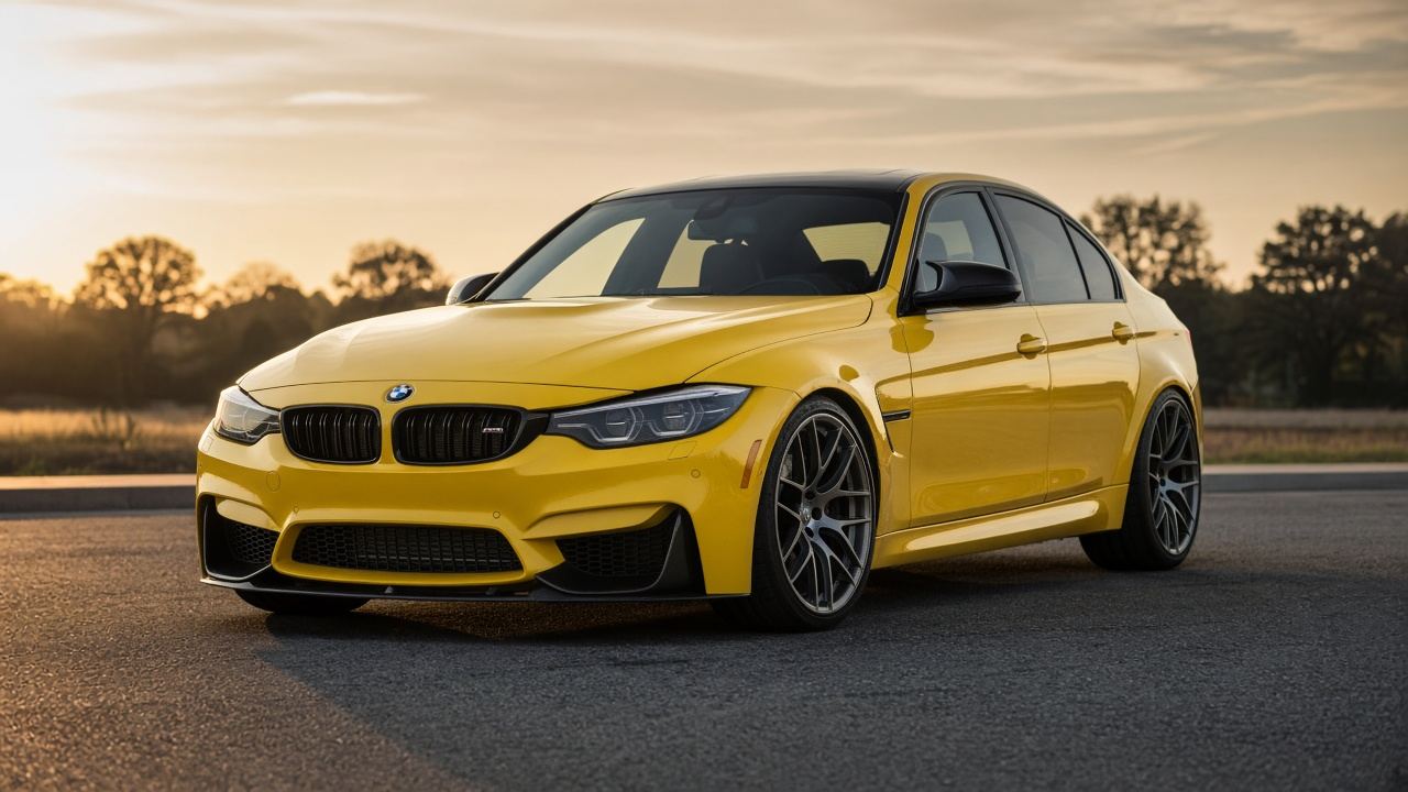BMW M3(F80) タイヤ・ホイールの確認ポイント 前3/4