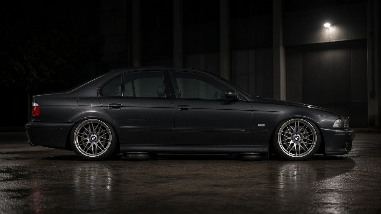 BMW M5 E39 (98-03) タイヤ・ホイールサイズ一覧|PCD 5×120|純正〜インチアップ 真横